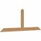 Ekena Millwork Portland Smooth Timber Gable Bracket, Western Red Cedar, 96"W x 36"H x 1 1/2"D x 5 1/2"F, 9/12 Pitch GBW096X36X0206POR00SWR - alternate 3